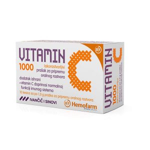 Vitamin C 10 kesica po 1000mg Hemofarm