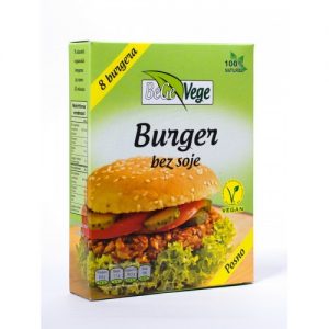 BeGe Vege burger ne sadrži aditive posno