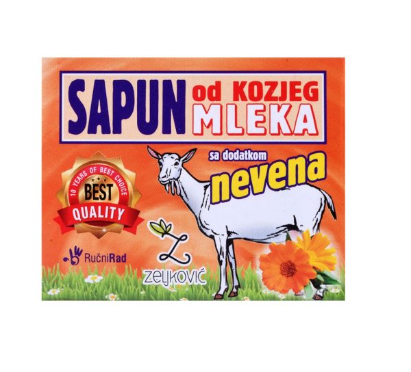 Sapun od kozjeg mleka sa dodatkom nevena