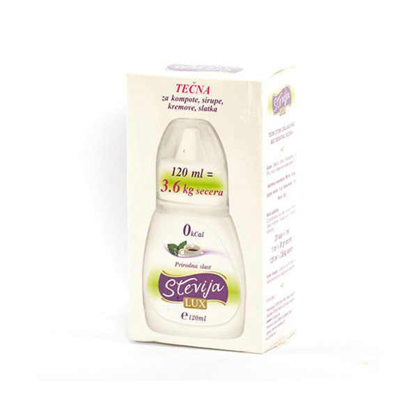 Stevia Lux tečni zasladjivač 120ml dijabet