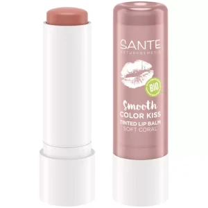 Smooth color kiss balzam za usne 01 Soft Coral potpuno prirodna nega usana koralna boja