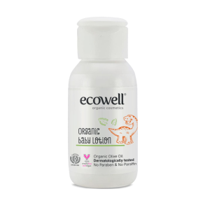 Ecowell Organski losion za bebe za telo sadrži efikasne sastojke sertifikovana
