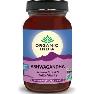 Ashwagandha 90 kapsula Organic India organske vegeterijanske kapusule anksioznost imunitet stres