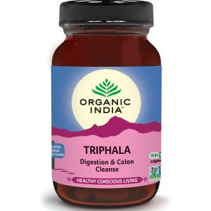 Triphala 90 kapsula Organic India organski suplement koji čisti i podržava čitav GI trakt varenje