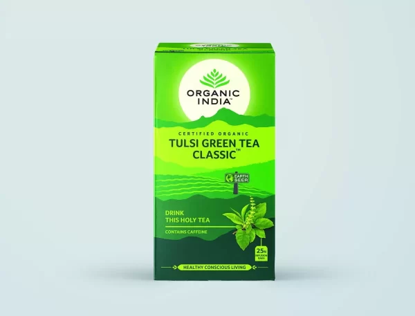 TULSI Green Tea Classic 25 kesica Organic India energiju metabolizam mršavljenje detoks