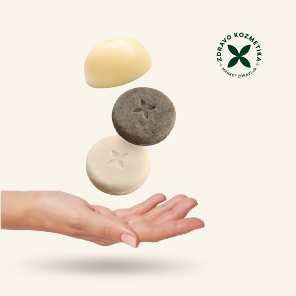 Zdravo čvrsti šampon za masnu kosu 60g - Slika 3