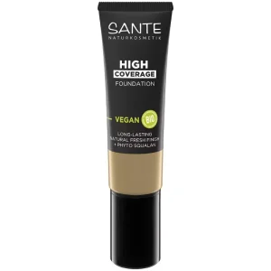 Sante High Coverage tečni puder 03 Neutral Beige prirodni vegan bež
