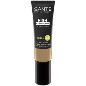 Sante High Coverage tečni puder 05 Warm Beige 25ml bež prirodni vegan