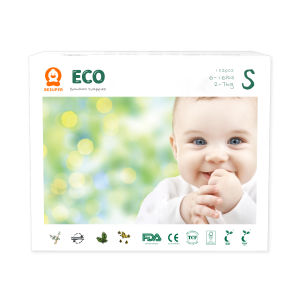 BeSuper Eco Bamboo pelene S (2-7kg) 34 kom premium bambusa FSC sertifikatom biorazgradive bez hlora i hlor dioksina