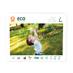 BeSuper Eco Bamboo pelene L (9-14kg) 30 kom premium bambusa FSC sertifikatom biorazgradive bez hlora i hlor dioksina