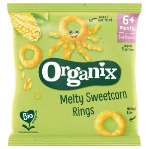 Organix 6m+ organski flips prsten od slatkog kukuruza Bez glutena Bez dodatih šećera