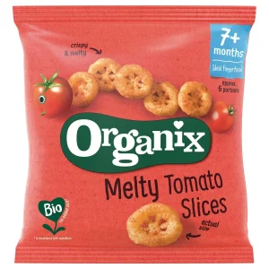 Organix 7m+ organski flips paradajz pečeni ekstrudirani kukuruzni Bez dodatog šećera Bez glutena