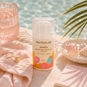 Džepna Zvezdica prirodna krema za sunčanje SPF 30 Herba Lab zaštita od UVA i UVB zračenja 50ml