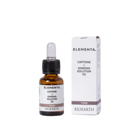BIEARTH Kofein + ginseng 3% tonizirajući serum za lice 15 ml - ELEMENTA linija žen šen prirodni organski