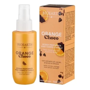BIOEARTH Mirisna vodica narandža/čoko 100ml za lice telo kosu Osvežavajuća