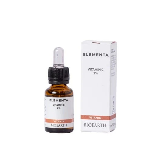 BIOEARTH Vitamin C 2% posvetljujući serum za lice 15 ml - ELEMENTA linija veganski