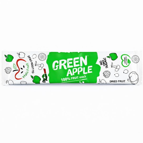 Mela Fruit Green Apple - voćna pločica zelena jabuka 15g bez dodatog šećera glutena aditiva konzervansa
